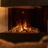 Faber e-MatriX Mood 800-650 III Chimenea vapor de agua 3 caras
