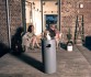 Nova LED Medium gris de Enders - Chimenea de gas portátil para exteriores