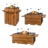 Accesorios para chimeneas de gas - Chimenea de gas con diseño sencillo. Exterior, Patio, Jardín.