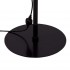 Soporte HEAT1 con pie fijo en color negro para calentadores eléctricos exteriores
