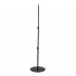 Soporte HEAT1 con pie fijo en color negro para calentadores eléctricos exteriores