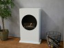 Chimenea de bioetanol portátil blanca de ScandiFlames de pie