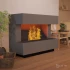 Chimenea híbrida Kant – Gris