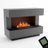 Chimenea híbrida Kant – Gris