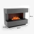 Chimenea híbrida Kant – Gris