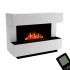 Chimenea híbrida Kant – Blanco