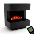 Chimenea híbrida Kleist – Negro