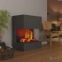 Chimenea híbrida Kästner – Gris