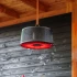Moderna Artix 2000W Negro Colgante  