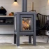 Quaruba XL chimenea de jardín negra  