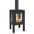 Quaruba XL chimenea de jardín negra