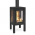 Quaruba XXL chimenea de jardín negra