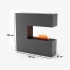 Chimenea híbrida Schiller – Gris