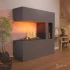 Chimenea híbrida Schiller Pocket – Gris