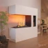 Chimenea híbrida Schiller Pocket – Blanco