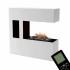 Chimenea híbrida Schiller Pocket – Blanco