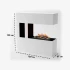 Chimenea híbrida Schiller Pocket – Blanco