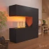 Chimenea híbrida Schiller – Negro