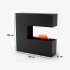 Chimenea híbrida Schiller – Negro