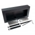 Chimenea de bioetanol doble de pared negra ScandiFlames