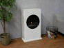 Chimenea de bioetanol portátil blanca de ScandiFlames de pie