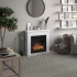 Chimenea eléctrica Frode - Blanca de TAGU