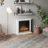 Chimenea eléctrica Hagen blanca de TAGU