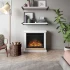 Chimenea eléctrica Hagen blanca de TAGU
