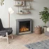 Chimenea eléctrica Hagen de TAGU en gris