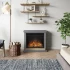 Chimenea eléctrica Hagen de TAGU en gris