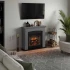 Chimenea eléctrica Helmi de TAGU en color gris