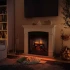 Chimenea eléctrica Helmi de TAGU en color blanco