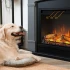 Chimenea eléctrica Larsen gris de TAGU
