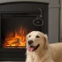 Chimenea eléctrica Larsen gris de TAGU