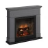 Chimenea eléctrica Larsen gris de TAGU