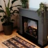 Chimenea eléctrica Larsen gris de TAGU