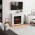Chimenea eléctrica Larsen blanca de TAGU