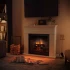 Chimenea eléctrica Larsen blanca de TAGU