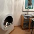 Chimenea bioetanol de pared redonda